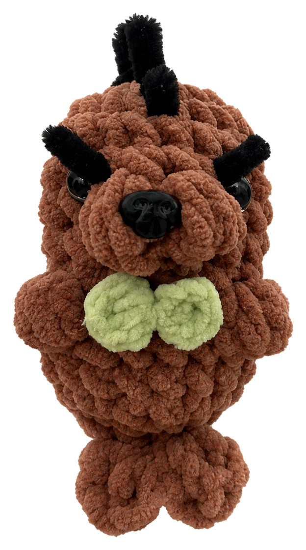 Amigurumi foquita enojada tejida
