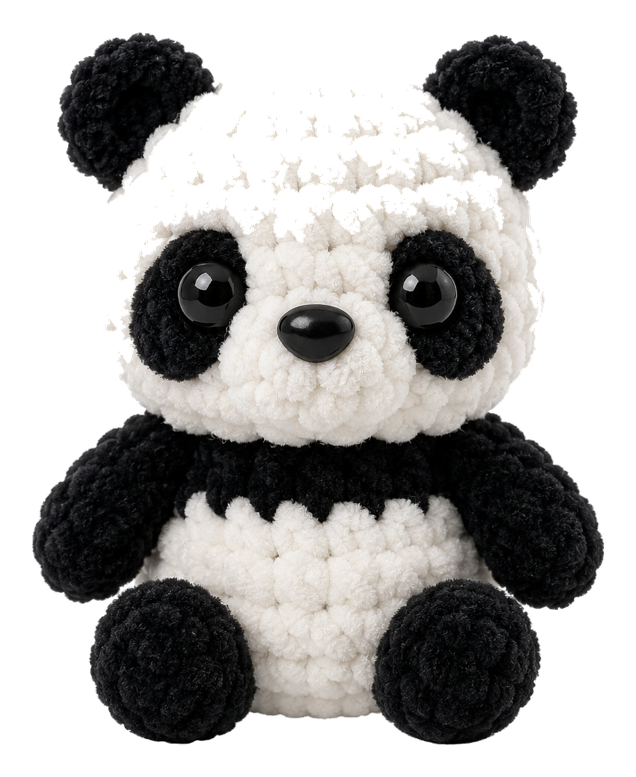 Amigurumi pandita tejido