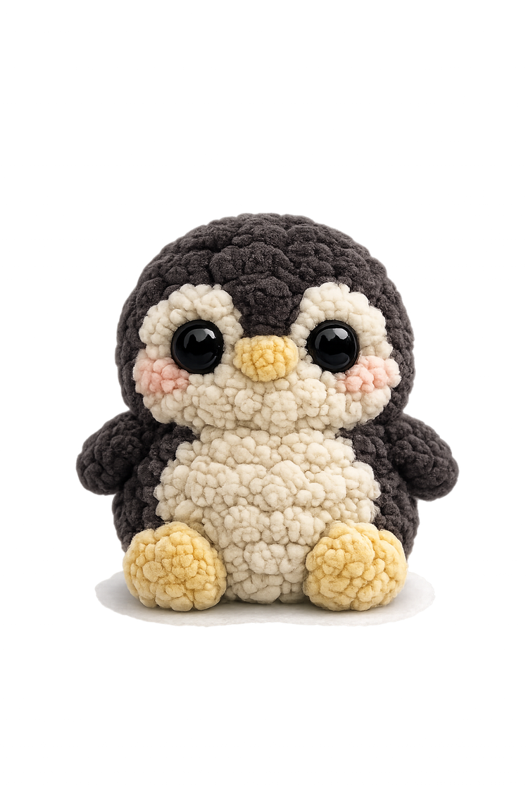 Amigurumi pinguino tejido