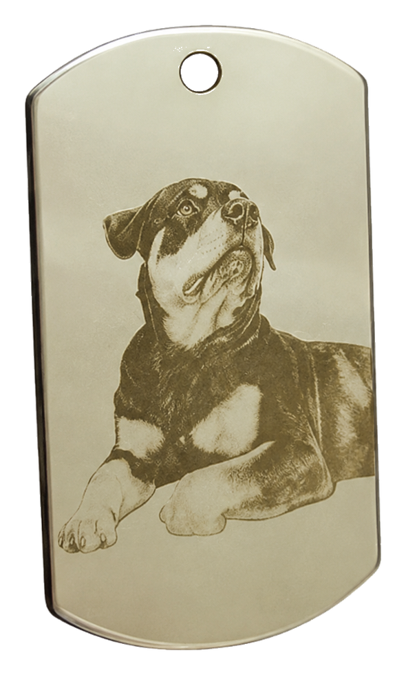 Placa grabada con mascota