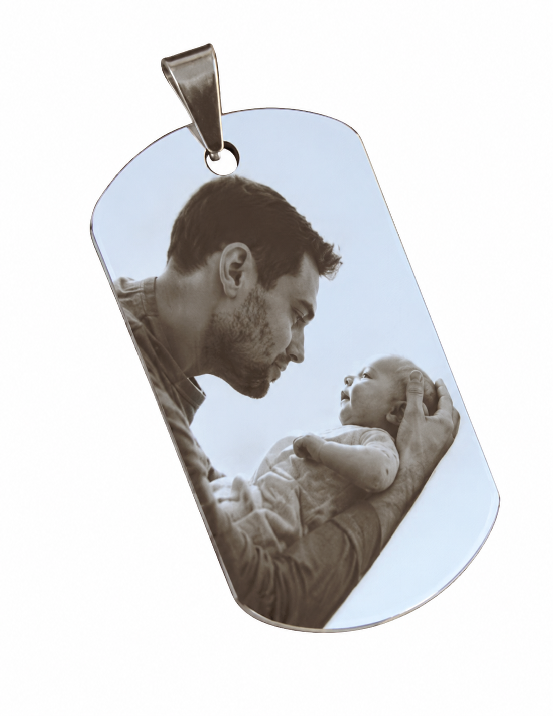 Placa personalizada con foto para papá